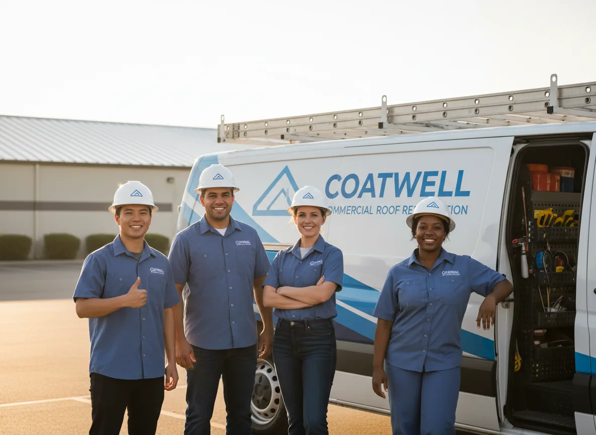Commercial roof coating company in Girard, IL